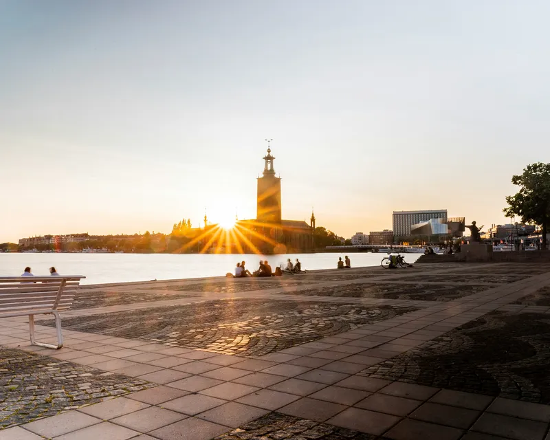 City Hall at sunrise, Stockholm